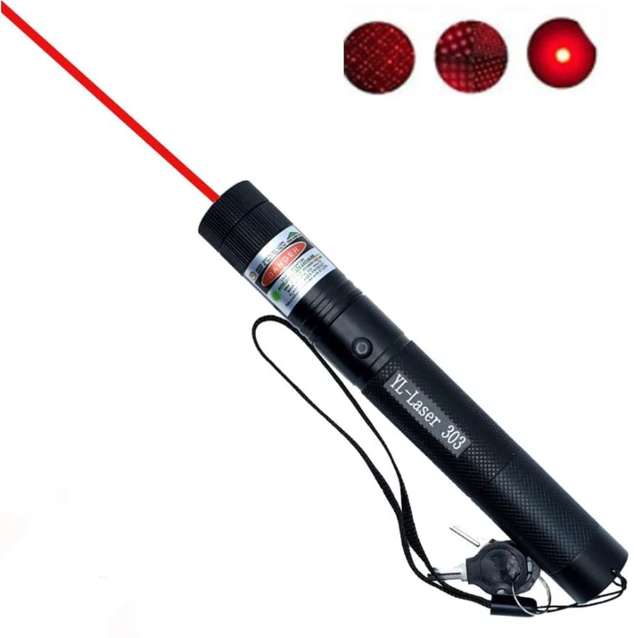 Ergonomic, high-intensity laser pointer with a powerful beam for effective communication.