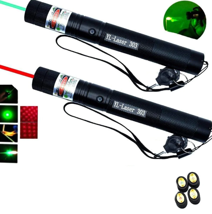 Multipurpose high-intensity laser pointer, perfect for professional presentations & field use.