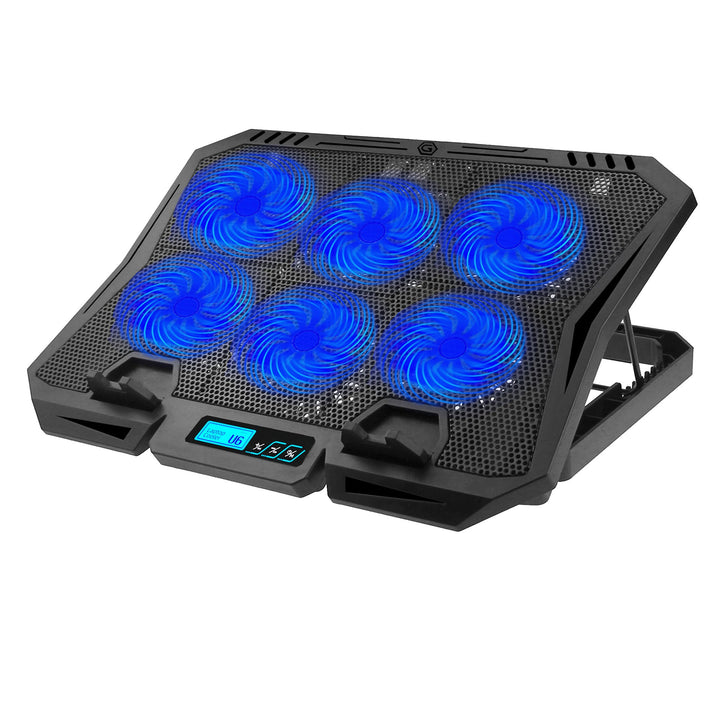 Portable laptop cooler pad for ultimate heat dissipation, ensuring device protection and an ergonomic computing experience.