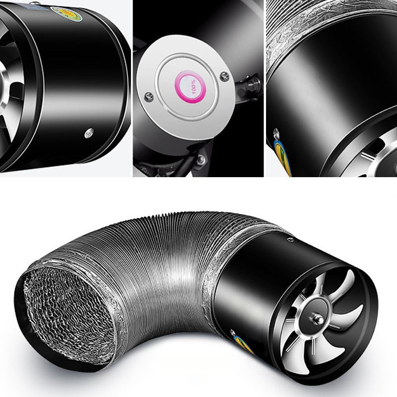 Versatile quiet exhaust fan for efficient home & commercial ventilation, air purification, and odor control.