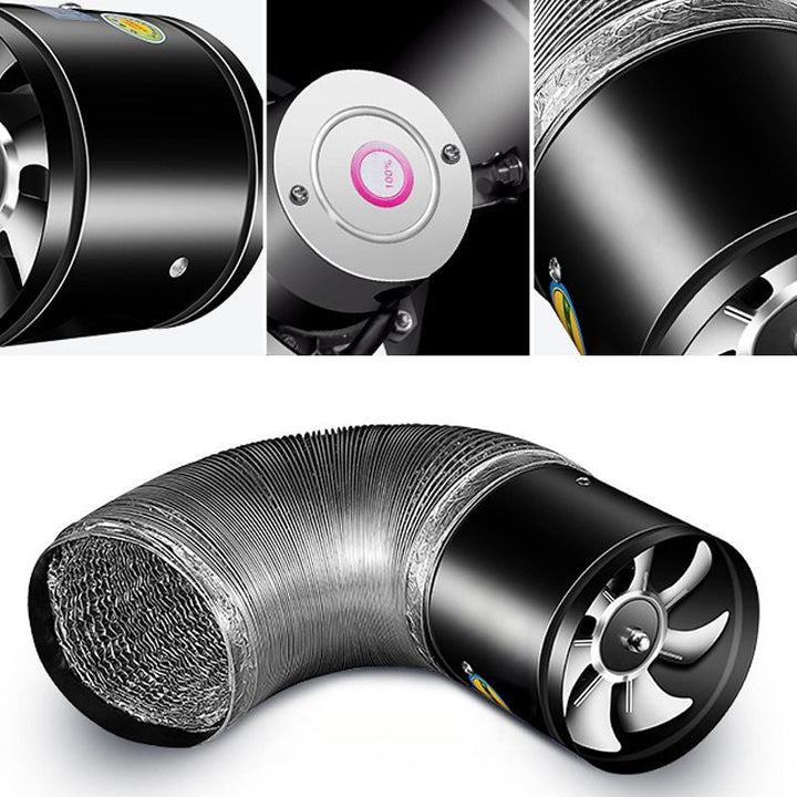 Versatile quiet exhaust fan for efficient home & commercial ventilation, air purification, and odor control.