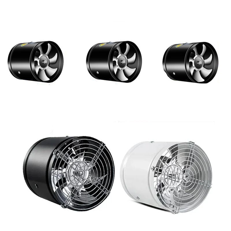 Modern quiet exhaust fan for air purification, ventilation, and odor removal in kitchens & bathrooms.