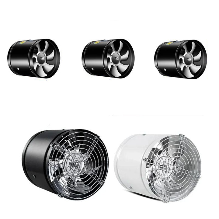 Modern quiet exhaust fan for air purification, ventilation, and odor removal in kitchens & bathrooms.