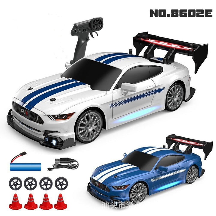 Exciting high-speed off-road RC car, a remote control racing toy for kids. Durable alloy electric vehicle for fun.