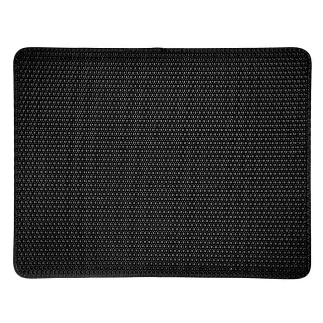 Durable and easy-clean cat litter mat designed for superior litter control and odor management. Great pet supply.