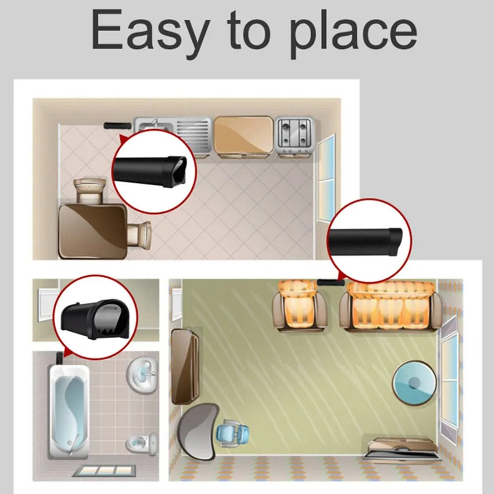 Safe & discreet humane plastic rat trap, perfect for indoor pest control and no-kill rodent capture.