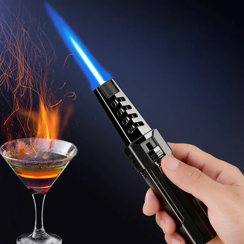 Inferno Jet Lighter with powerful, windproof flame for versatile outdoor and indoor use.