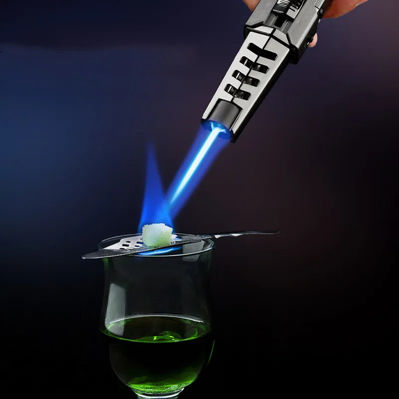 Precision culinary torch for kitchen tasks like crème brûlée or searing with a powerful jet flame.