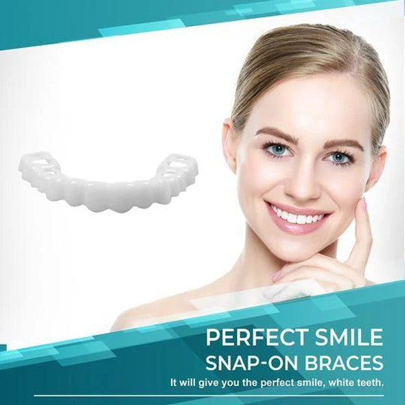 Cosmetic instant smile veneers designed for perfect teeth. Full dental beauty set to enhance your natural appearance.