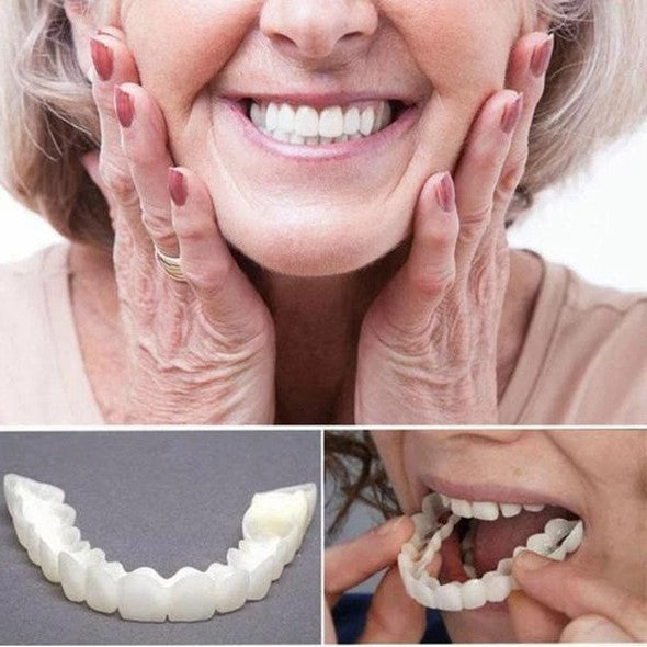 Get a brighter, perfect smile with Instant Smile Veneers. The full set of cosmetic teeth boosts confidence & dental beauty.