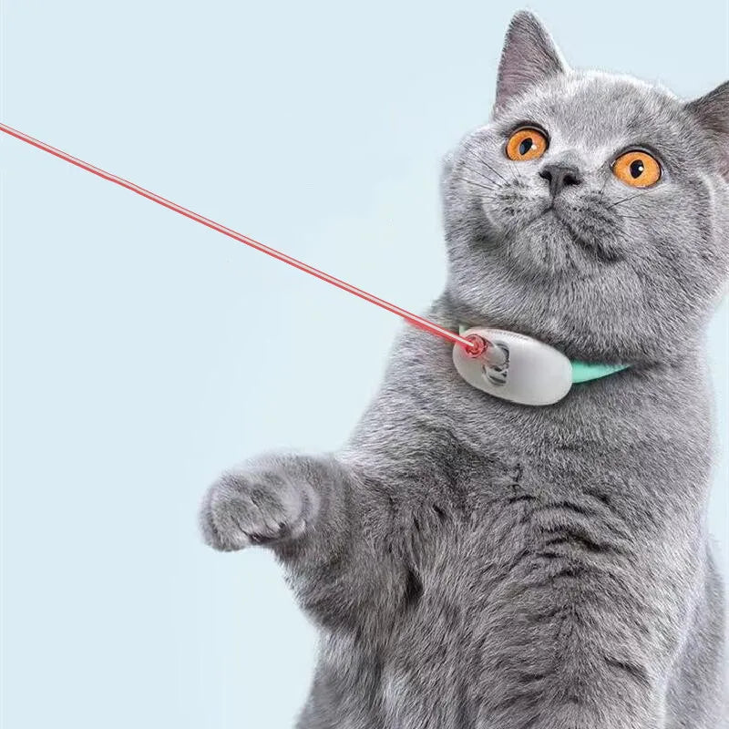 Handheld interactive cat laser pointer toy, ideal for stimulating exercise, fun & mental enrichment.
