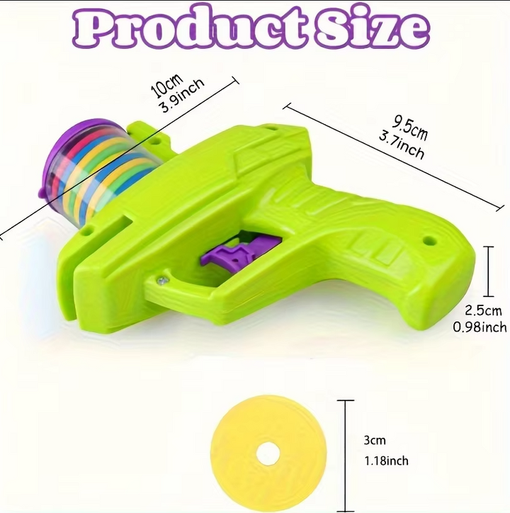 Feline fun with interactive cat toy disc launcher. Engages active cats & kittens in exciting pet play.