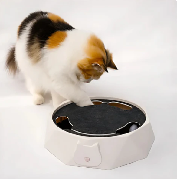 High-quality interactive cat toy with a fast-moving mouse, designed for active indoor felines.