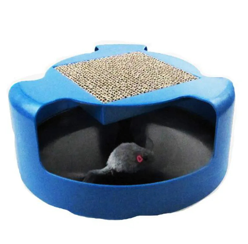Cat toy with realistic moving mouse, great boredom buster & mental stimulation for cats.