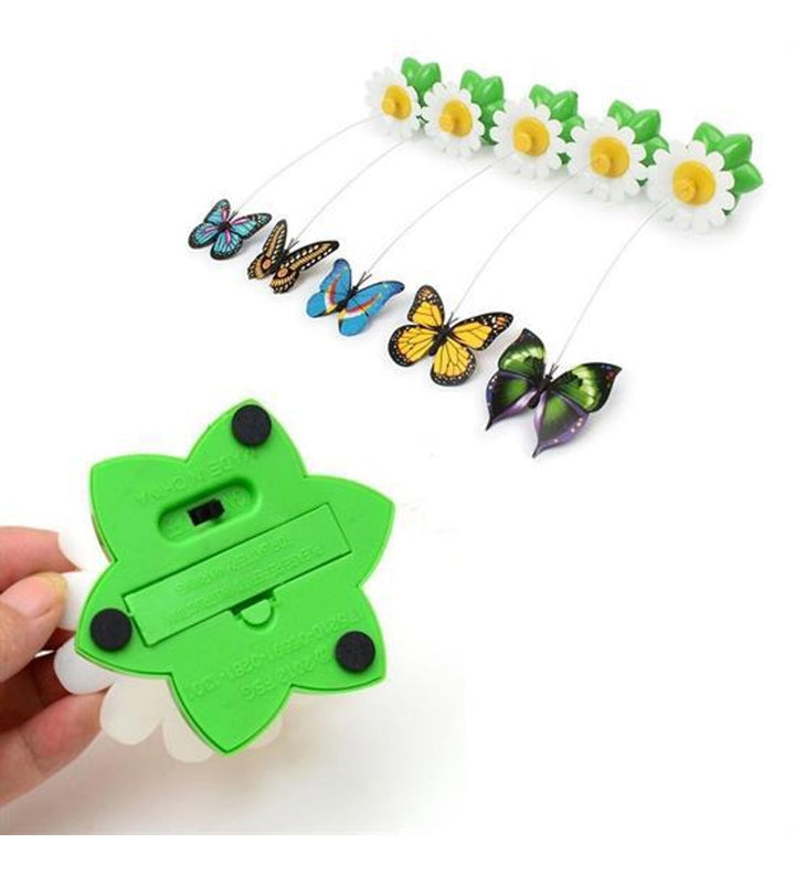 Engaging interactive butterfly cat toy for pets, stimulating hunting instincts and providing endless feline entertainment.