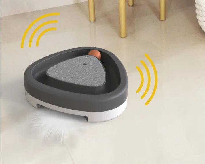 Essential pet supply: interactive cat toy & scratching board provides claw care and fun playtime.