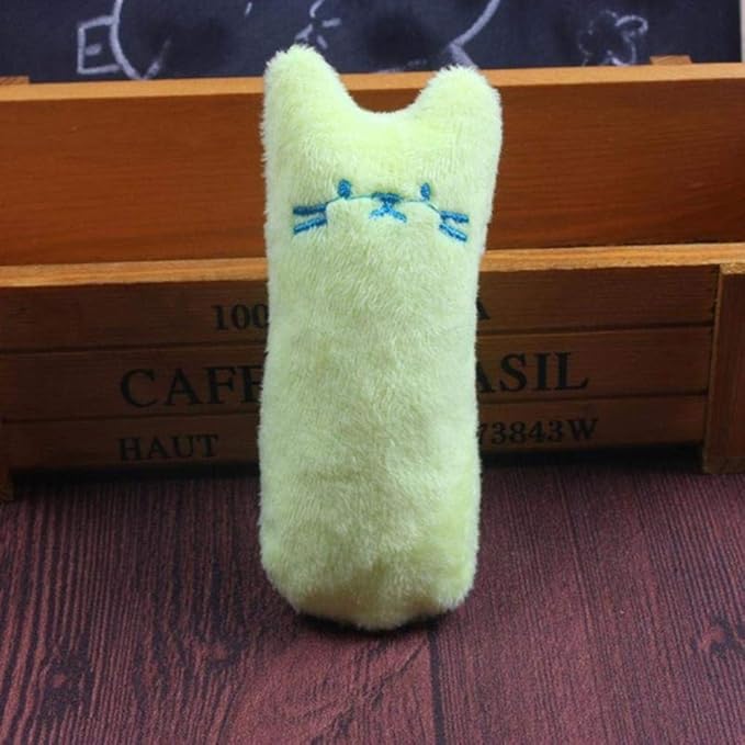 Calming catnip chew toy, perfect for feline stress relief & anxiety reduction.