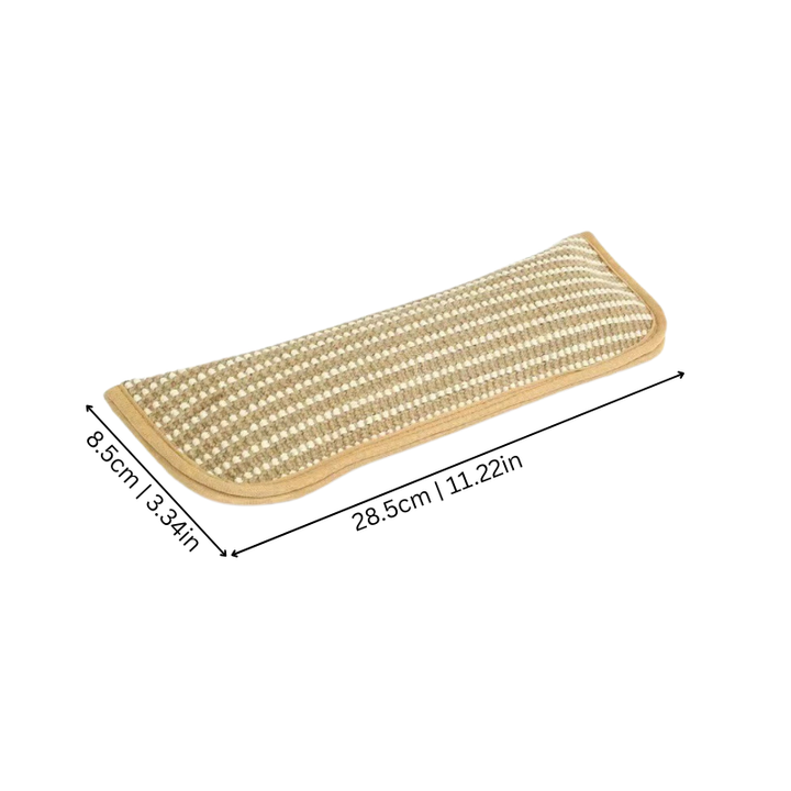 Durable catnip pillow toy, designed for interactive play and feline enrichment.