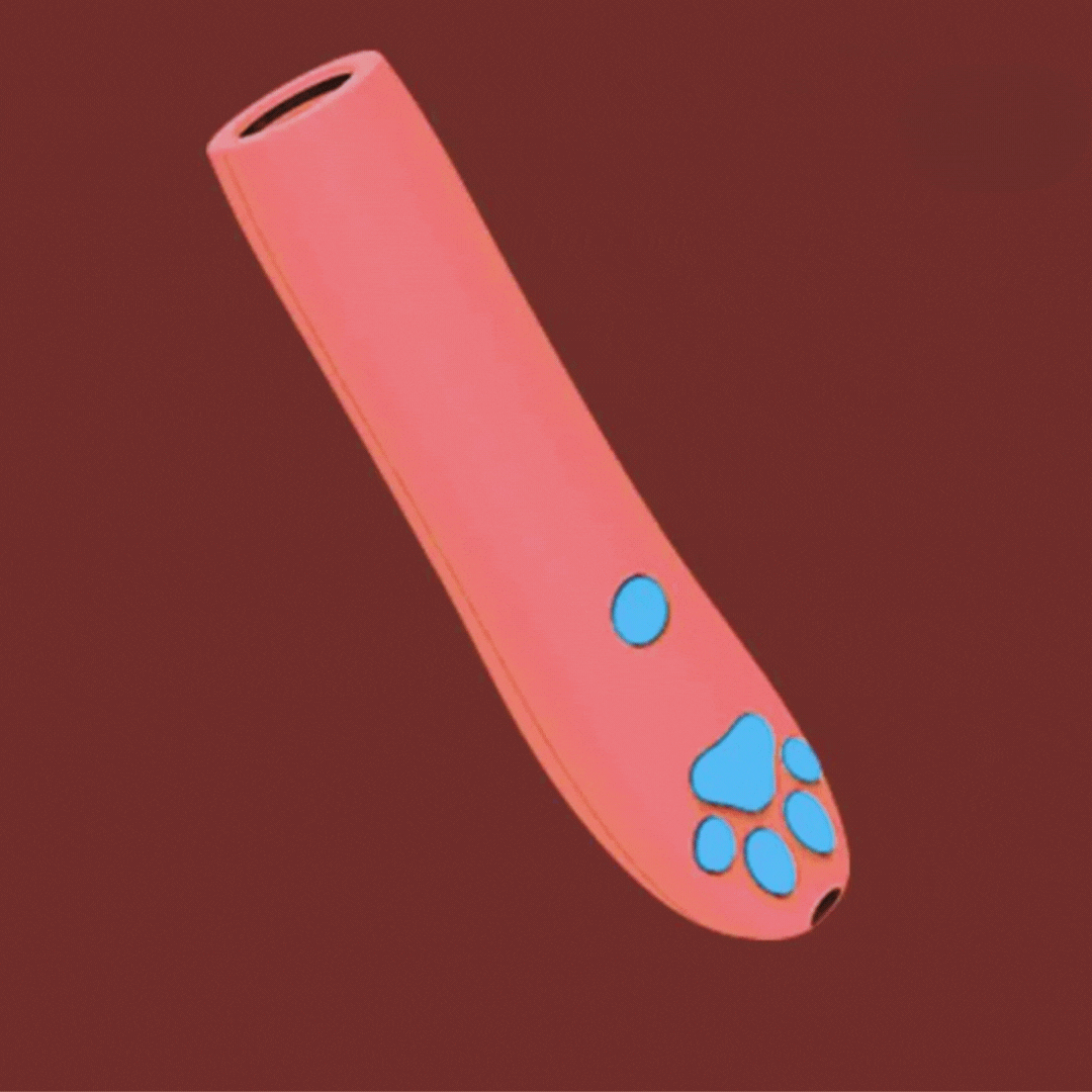 Engaging puppy whistle chew toy designed for dental health & interactive play. A durable dog essential.