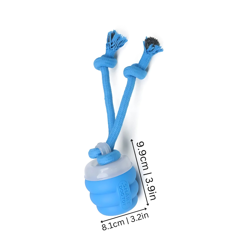 Engaging puppy dental toy for hours of play, keeping teeth clean and promoting good oral health.
