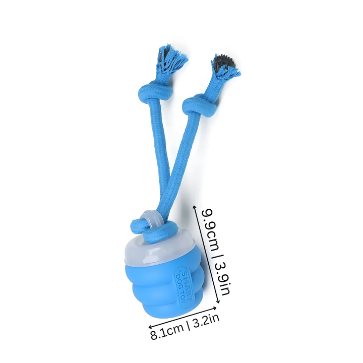 Engaging puppy dental toy for hours of play, keeping teeth clean and promoting good oral health.