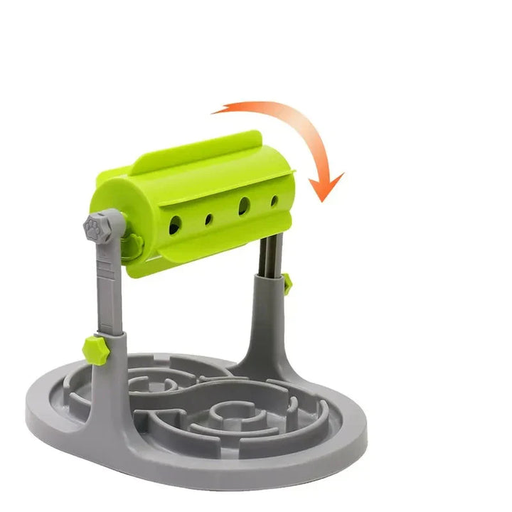 Pet accessory: Interactive dog slow feeder, anti-gulping bowl for healthy eating & mental stimulation.