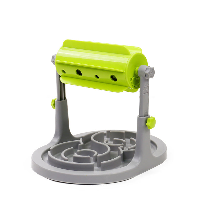 Mental stimulation dog toy. Interactive slow feeder promotes healthy eating, anti-gulping & enrichment.