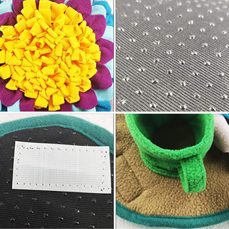 Durable dog puzzle toy encouraging natural foraging and enrichment