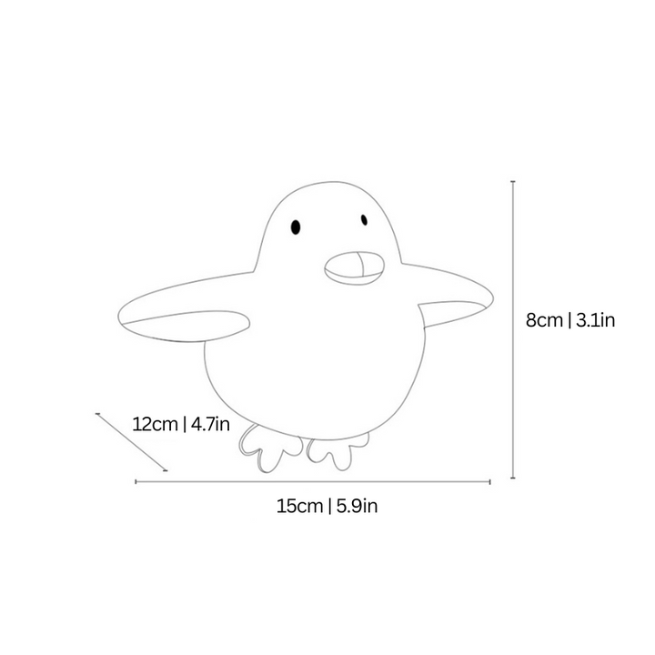 Flapping duck cat toy for indoor cats, provides enrichment and interactive play, USB rechargeable.