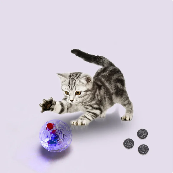 Interactive LED Dog Ball Toy, a luminous football for engaging fetch & play, perfect for outdoor dog activity.
