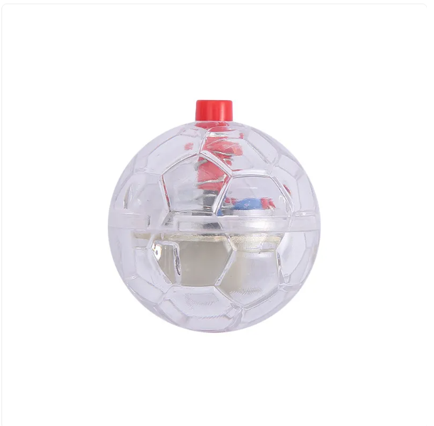 Durable luminous LED dog football for interactive play, glowing brightly for exciting nighttime fetch & pet activity.
