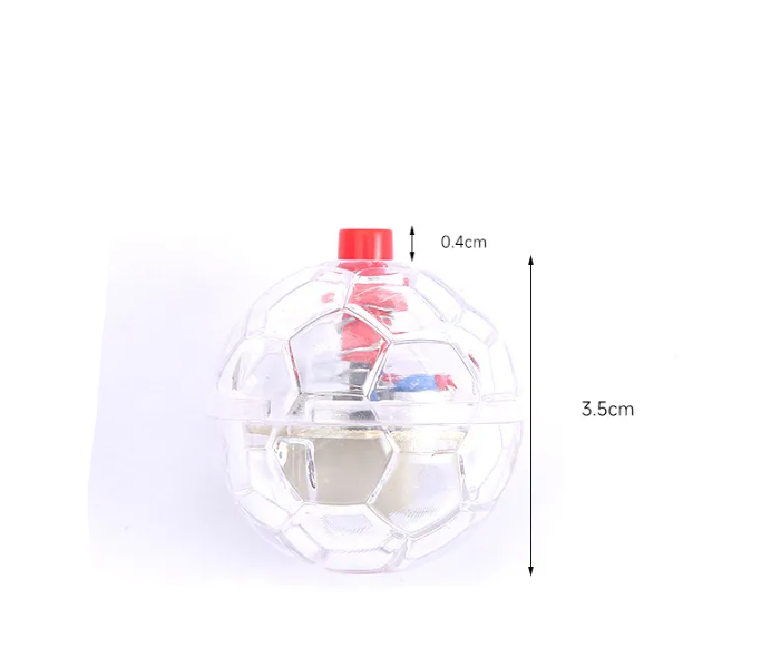 Luminous LED football dog toy, an interactive glowing ball perfect for fetch, ensuring fun pet activity day or night.
