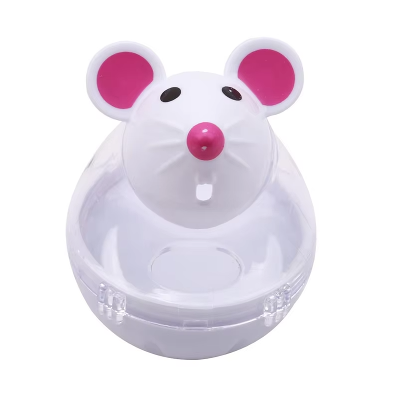 Durable interactive mouse cat toy, perfect for treat dispensing & enrichment.