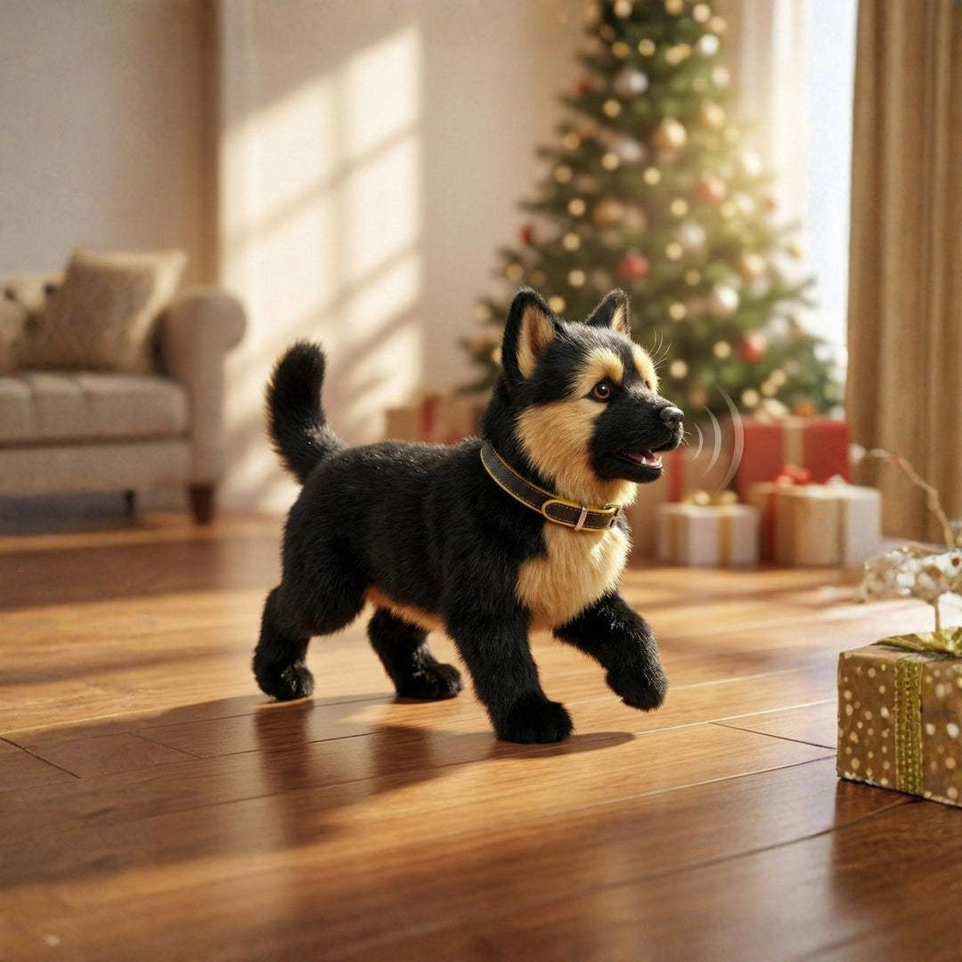 Electronic robot puppy, a fun interactive toy for kids. Features realistic movements, great for toddlers.