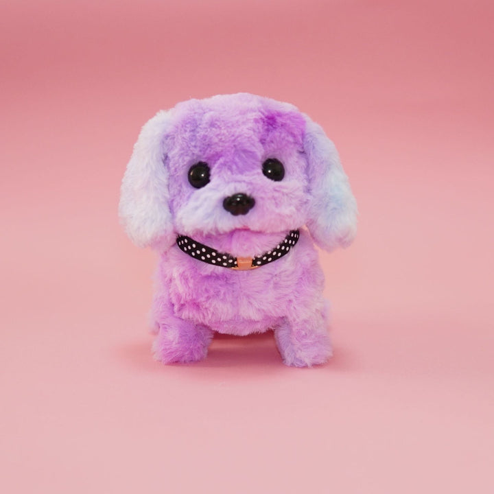 Interactive robot puppy dog toy, a responsive electronic pet providing lifelike voice & touch playtime for kids.