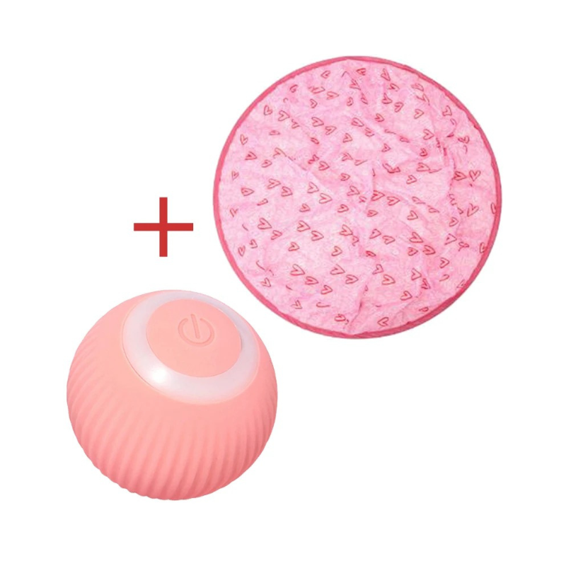 Durable rolling cat toy offering hours of engaging interactive play for pets.