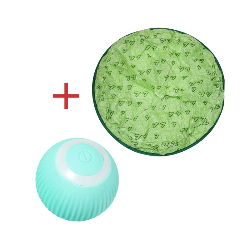 Engaging pet toy: a smart rolling ball that keeps indoor cats entertained and active.