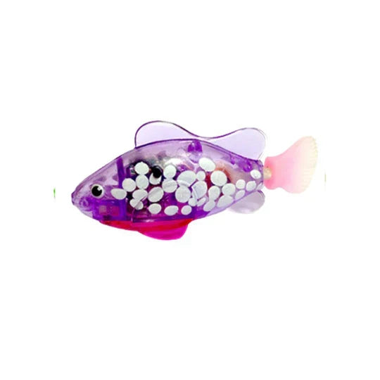 Interactive swimming fish water toy, an exciting pet entertainment solution for playful cats.