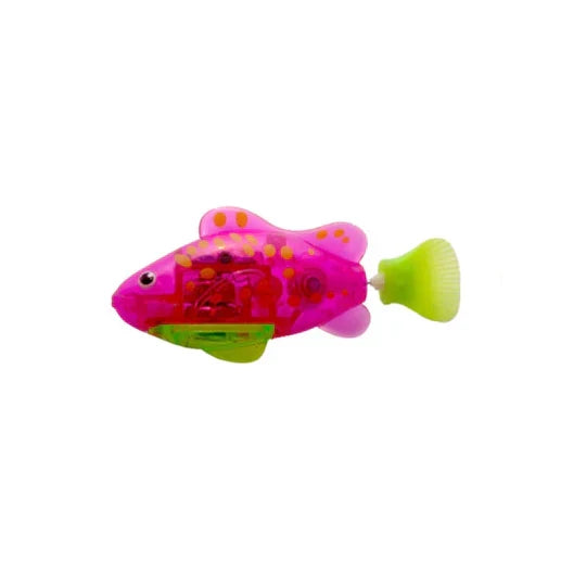 Swimming fish water toy for cats, promoting healthy exercise and playful activity in water.