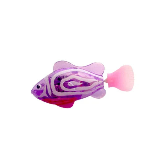 Aquatic interactive cat toy: swimming fish provides realistic, stimulating fun in water.