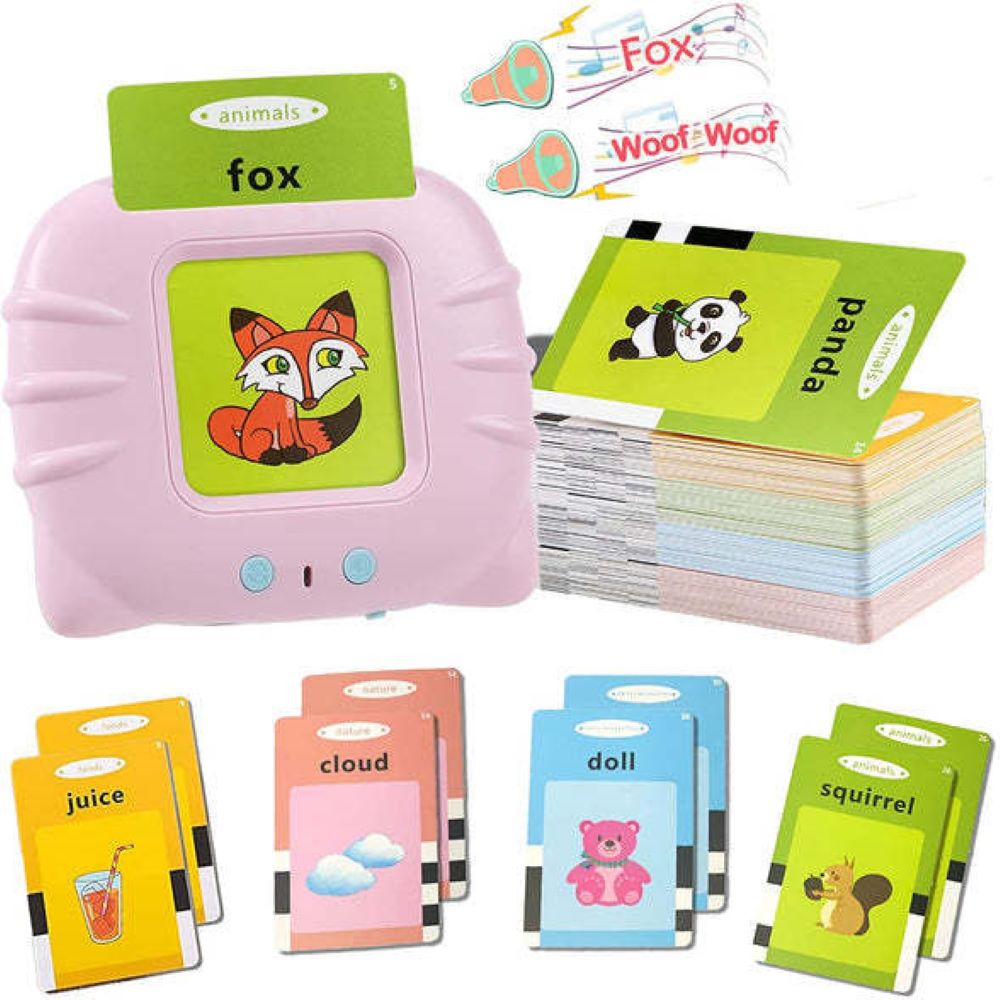 Screen-free educational flash cards, engaging preschool learning activity
