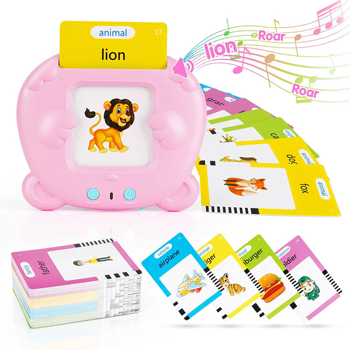 Fun and interactive flash cards to build kids vocabulary, ages 2+