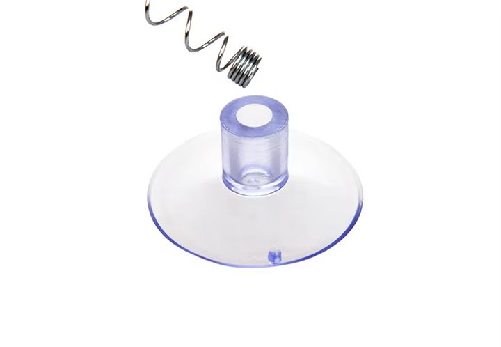 Wiggling feather mouse cat toy featuring a strong suction cup for interactive playtime and feline enrichment.