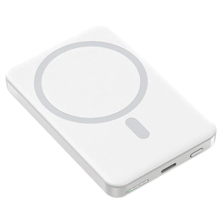 Pocket-sized magnetic wireless iPhone charger, a reliable portable power solution.