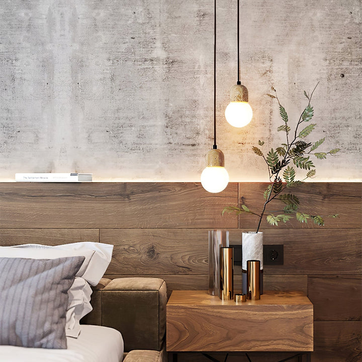 Contemporary Jorford accent lamp, sleek design providing warm, inviting light.