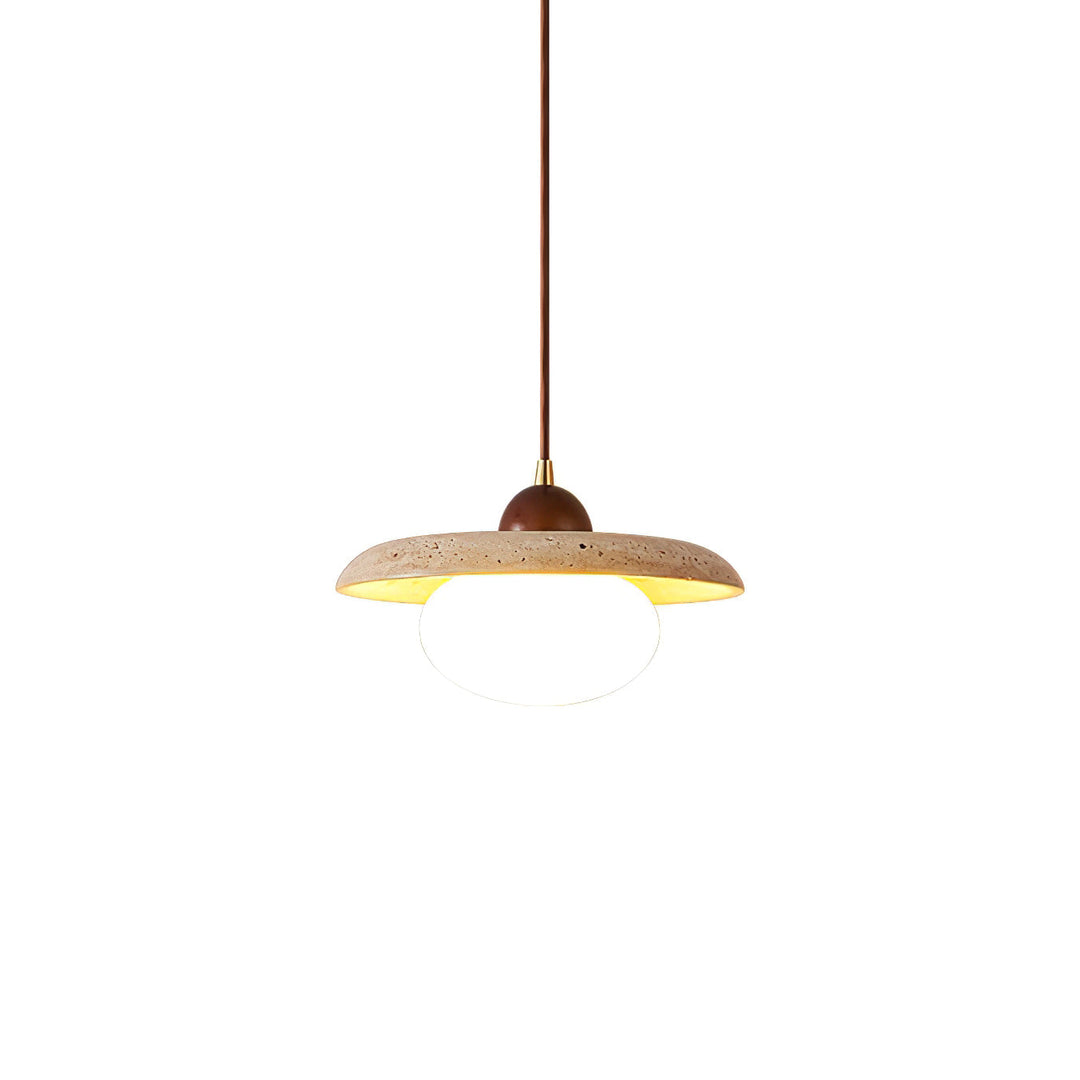 Sculptural Jorford pendant lamp, warm light, perfect modern accent for any interior.