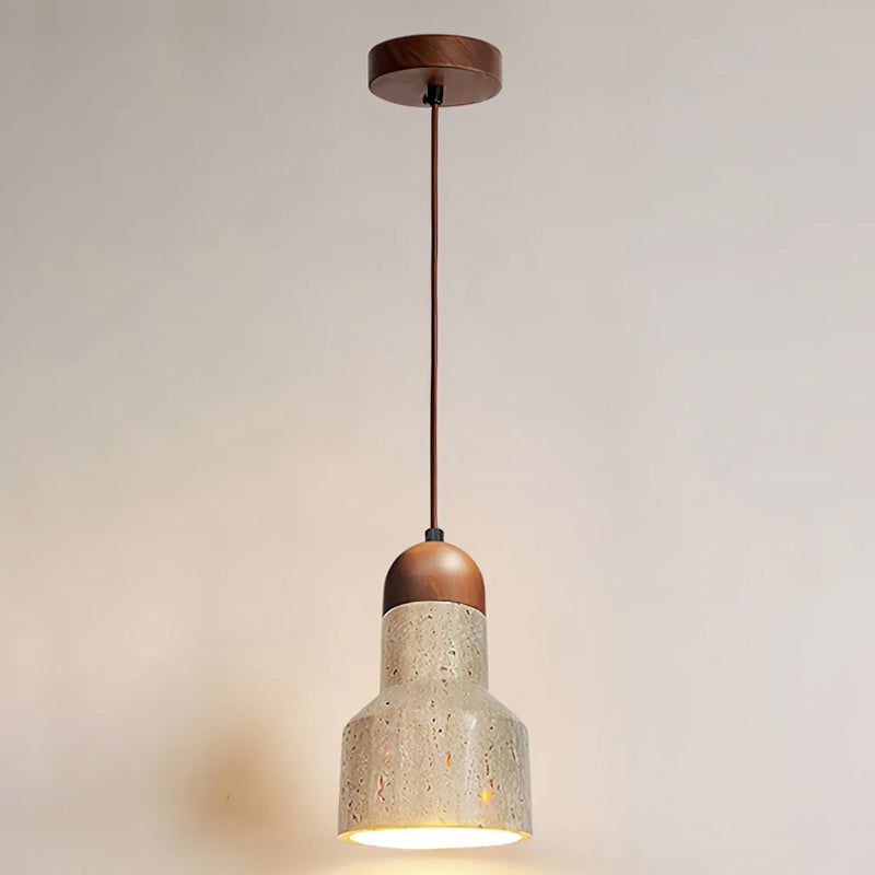 Jorford modern pendant lamp, sleek & sculptural, provides warm light for contemporary spaces.