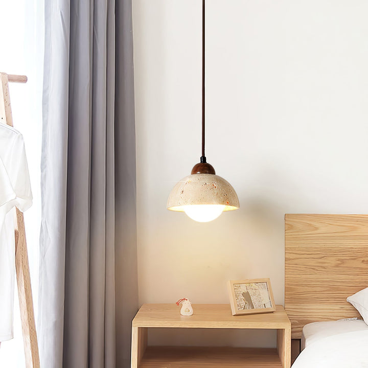 Elegant Jorford pendant light with warm glow, ideal for modern kitchen island lighting.