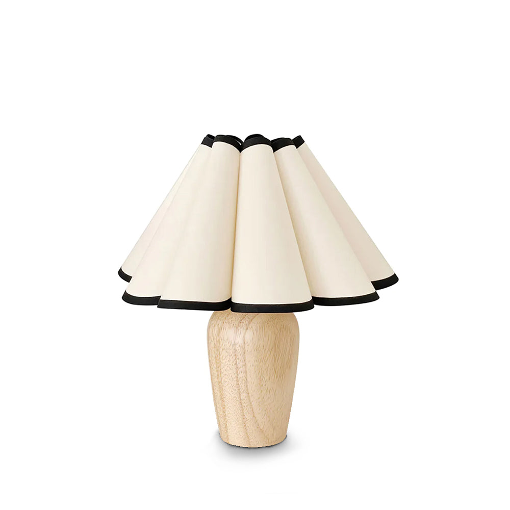 Kaianas Fluted Accent Table Lamp, elegant modern home decor for living room or bedroom lighting.