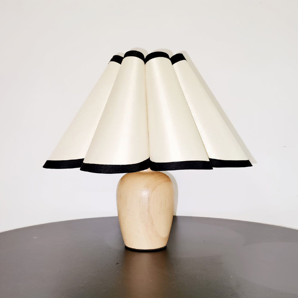 Kaianas Fluted Accent Lamp, ideal for bedside tables or living room consoles, enhancing home decor.